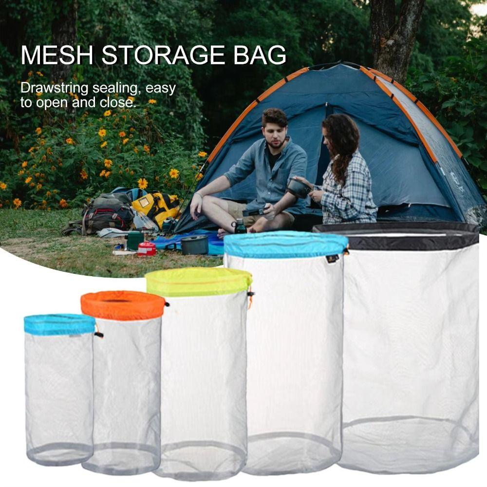 Lightweight Mesh Storage Bag High Quality Ultralight Mesh Bag Climbing Organizer