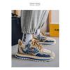 Men's Shoes, Height Increasing, Casual, Sports Shoes, Teenagers, Leather Surface, Thick Sole, Dad's Trendy Shoes