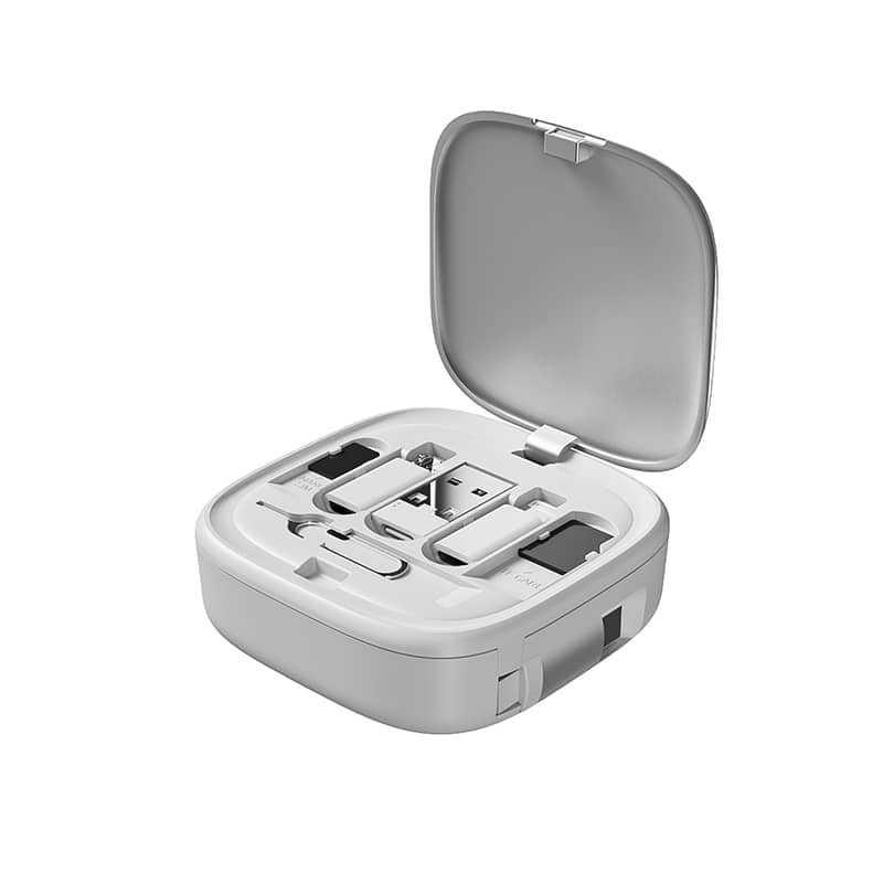 Multi-Functional Retractable 60W Fast Charging Cable Storage Box