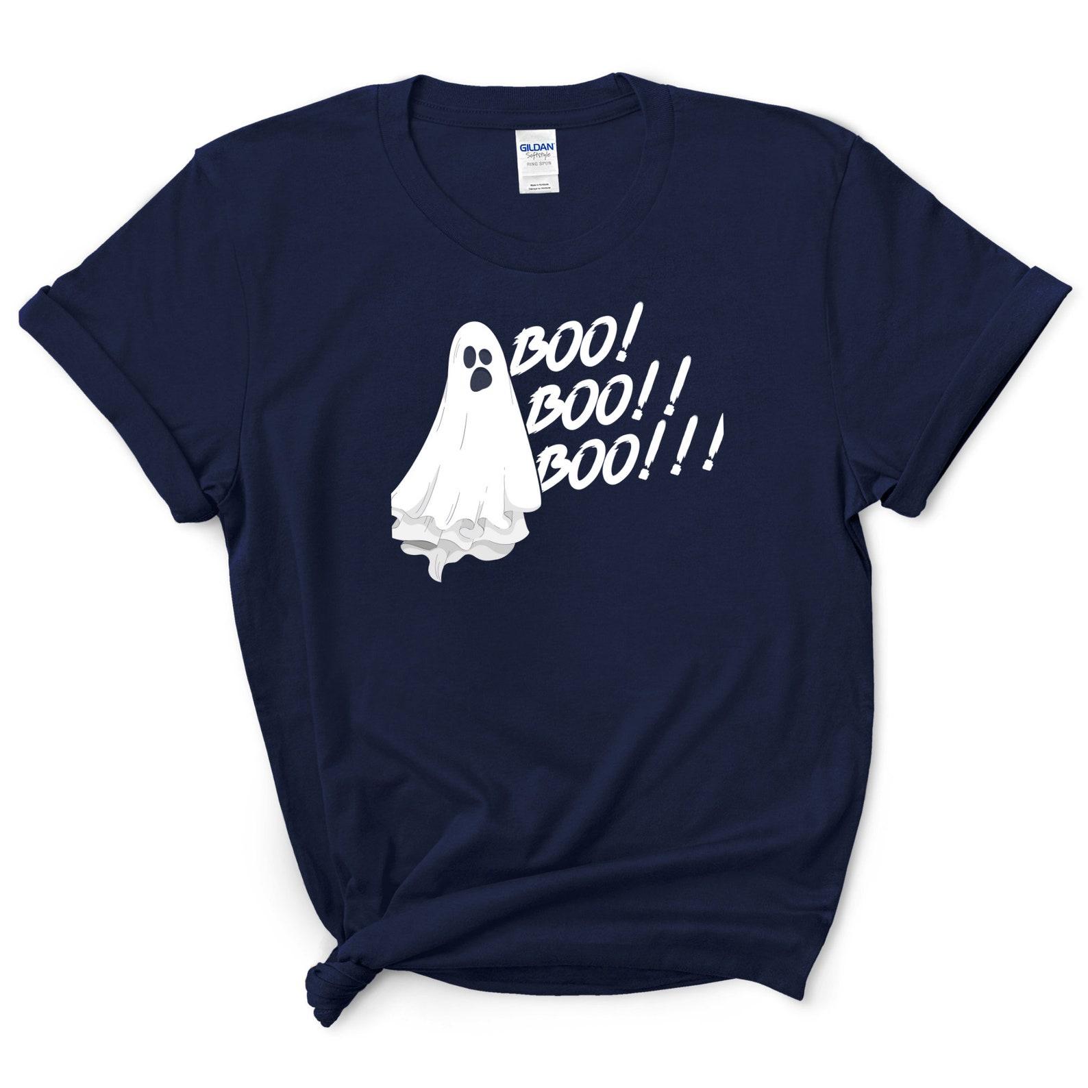 Boo Shirt | Halloween Tshirt | Funny Halloween Graphic Tee | Unisex T-Shirt M