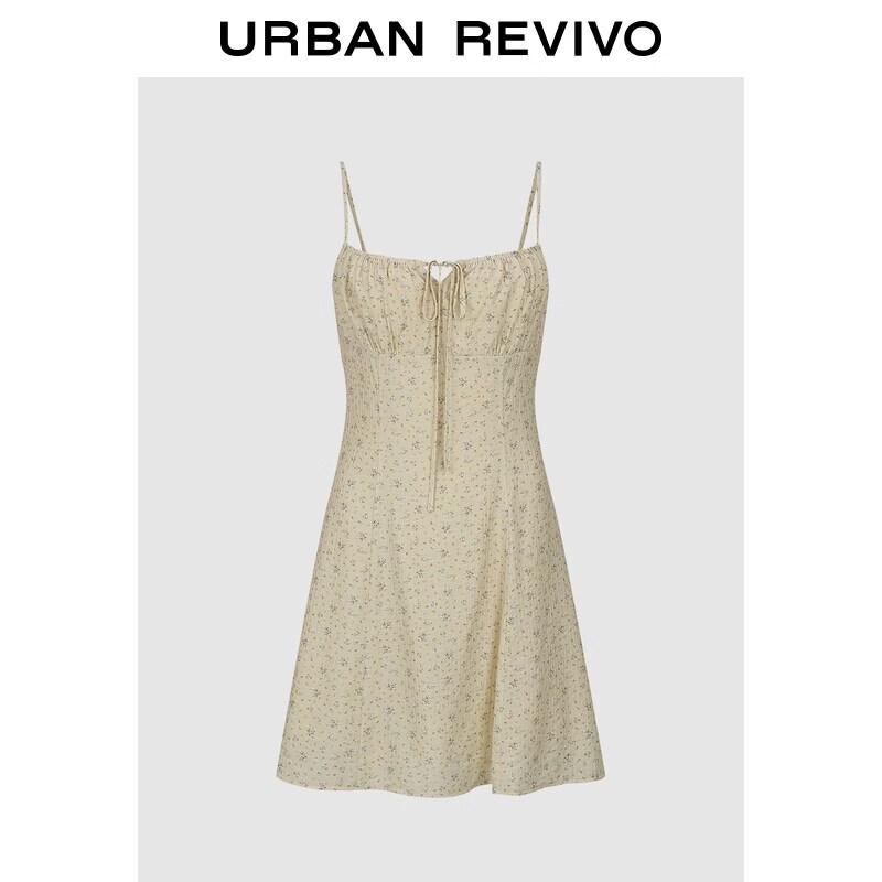 

UR2026 Women s Casual Floral Strappy Cami Dress M