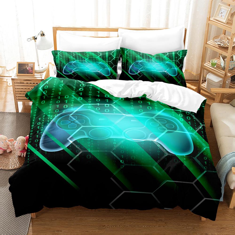 Fashion Technology Printing, 3D Digital Printing, Bedding, Duvet Covers, Pillowcases, Three-piece Sets