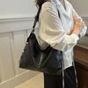 Silver Women's Underarm Bag Large Capacity Luxury Shoulder Bag Casual Commuting Bag  Party