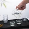 Shanchongshan Ruyudesui 8-Piece Sodium-Calcium Glass Tea Set