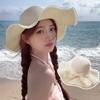 Big Bowknot Sun Straw Hat for Women Summer Wide-brim Panama Cap Outdoor Beach Travel Sunshade Female Bucket Hats Gorras