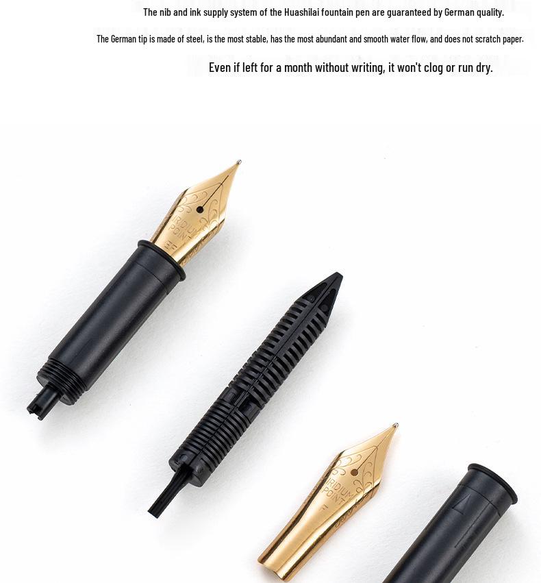 Size 5 Flexible Nib Assembly - Hand-Polished Iridium Nib with Smooth Ink Flow, DIY Fountain Pen Accessory, In Stock