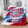 Bayern Munich Fan Gear Customize Text Blanket Cozy Personalized Blanket Ultra-Soft Suitable for Home Decor Bed Living Room Seaside