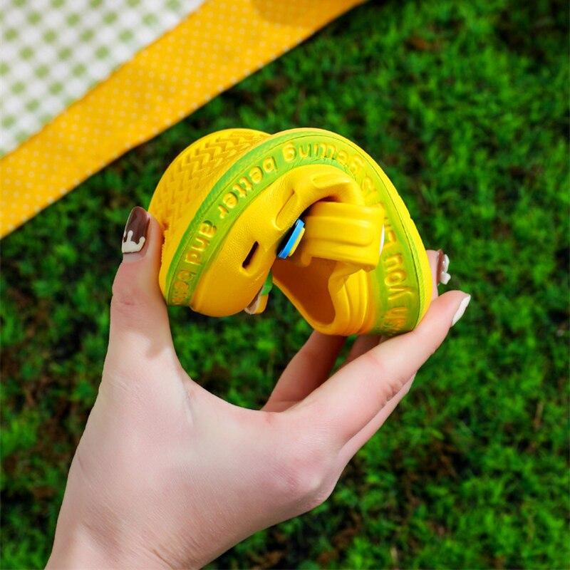 Детские летние сандалии с отверстиями в виде пещеры с рисунком — фото 6