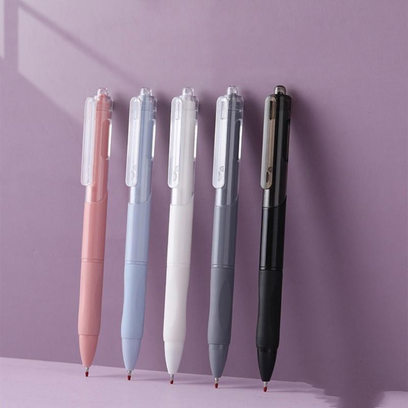 10x/Set 0,5 mm Einziehbarer Gelstift Neutralstift Schwarze Tinte Unterschriftenstift Leicht Schreibender Stift Schulbüromaterial