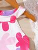 Summer Baby Girl Halter Top & Flared Pants Set, Sweet Casual Daily Outdoor Wear