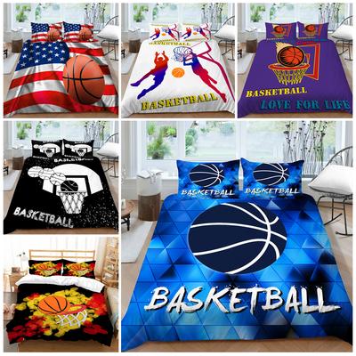 Basketball Sports Bedding Set Pillowcase Quilt Cover 2/3 Double Bed Single Bed Full Size Home Bedding Home Decoration