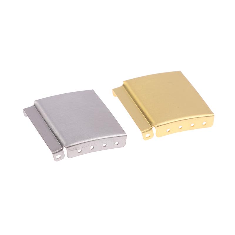 1 Stück Silber/Gold 12-22 mm Stahl Uhrenarmband Armband Verlängerungsverschluss Verlängerung Mit Stufengurt Zubehör Für Uhrenreparatur