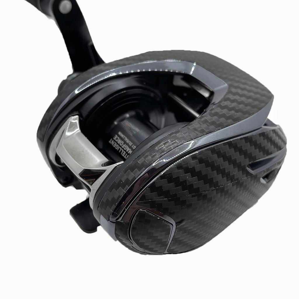 CUSTOM Custom Decal for YOROI 23IMZ 200 Baitcasting Reel SEAT.JP (Black, Left-Handed)