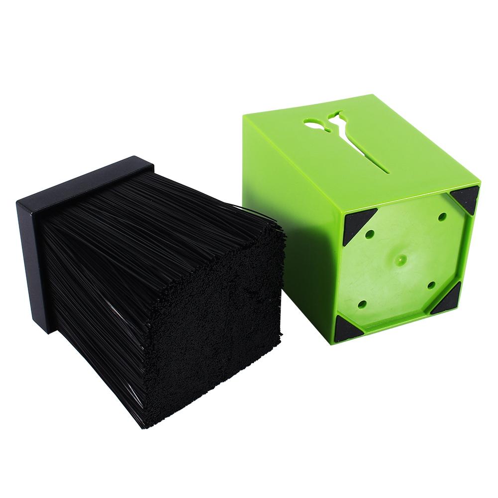 Nieuwe 3 Kleuren Kappers Kapsalon Kammen Klemmen Scharen Houder Standaard Stopcontact Gereedschap (Groen)