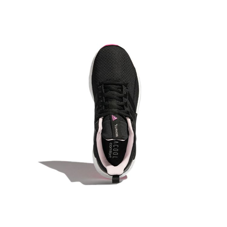 Adidas Neo Questar Thick Sole Sports Non-Slip Wear-Resistant Breathable Low-Top Marathon Running Shoes Women Sneaker Black GY3341