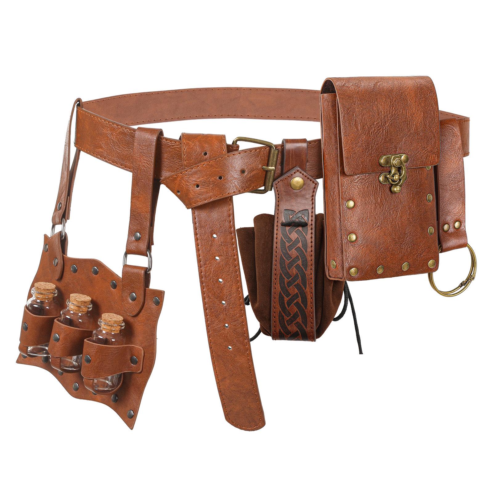Steampunk Renaissance Belt Pouch for Medieval COSplay One Size