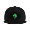 Lion Head In Green Stylized Baseball Cap Beach Wild Ball Hat Women Hats Unisexs