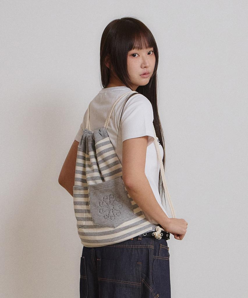 9999Archive Linking Pocket Stripe Gym Sack