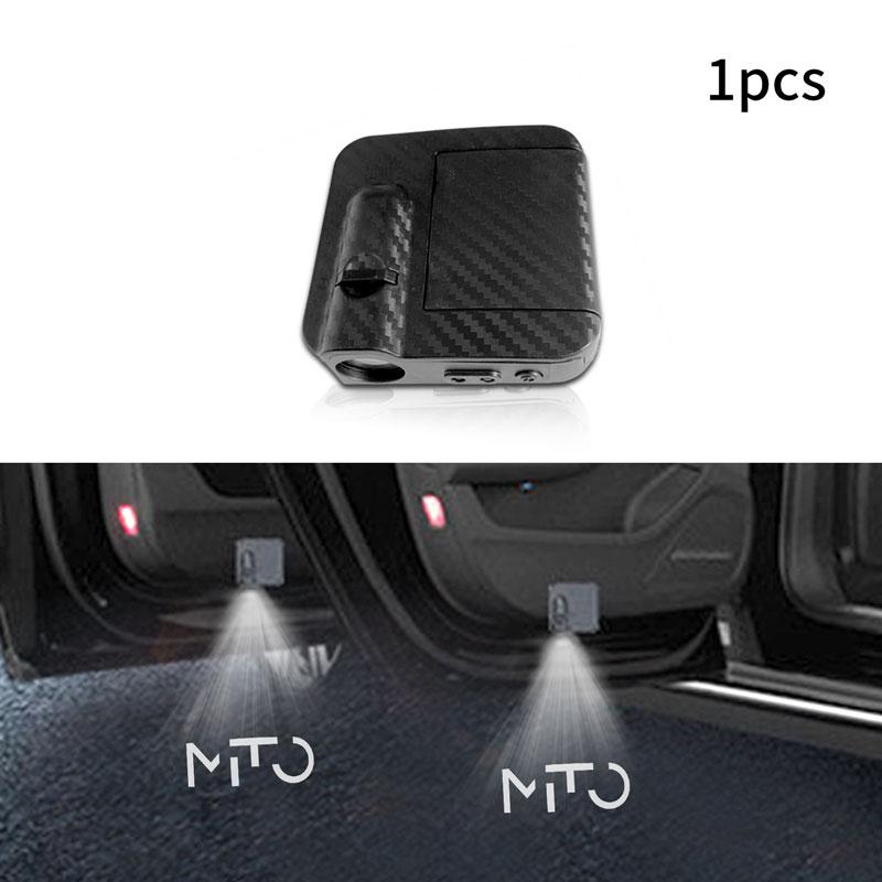 

1/2pcs Car Door Welcome Lamp Wireless Laser Projector Shadow Lights Accessories For Alfa Romeo 159 147 Giulia MITO Logo Stelvio