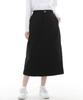 Seinteukeulu Wide Dome Half Band Long Skirt Wdh-1303 Black