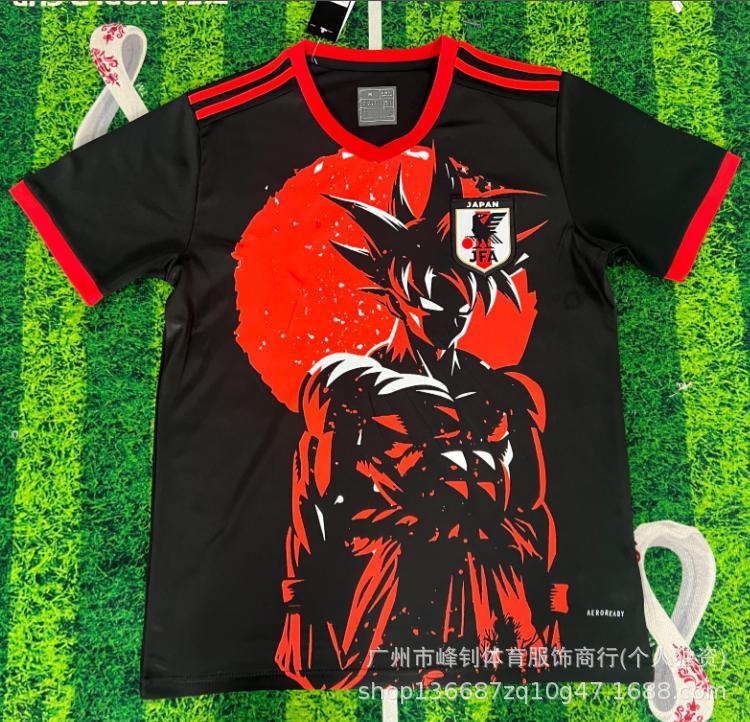 Maillot de football animé Coupe du Monde 2026, maillot thème dessin animé japonais, maillot de sport respirant pour l'entraînement