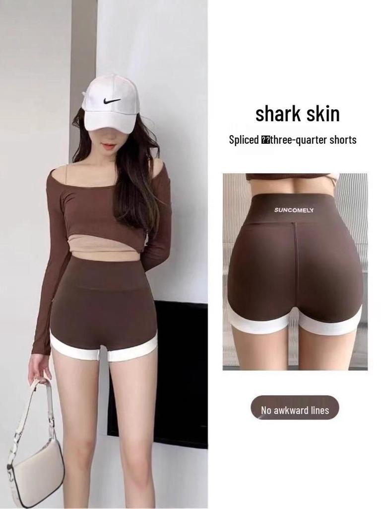 Women's Seamless Anti-Exposure Safety Shorts - Tummy Control & Hip Lift