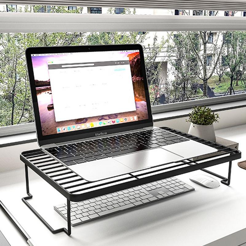 Foldable Laptop Stand Desktop Pc Computer Monitor Riser Reducing Neck Strain Storage Cooling Notebook Stand For Macbook Air Pro