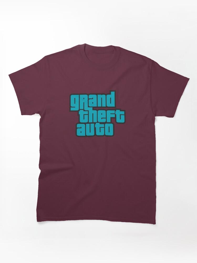 Grand Theft Auto GTA Grand Theft Auto Logo Cool Blue Classic T-Shirt