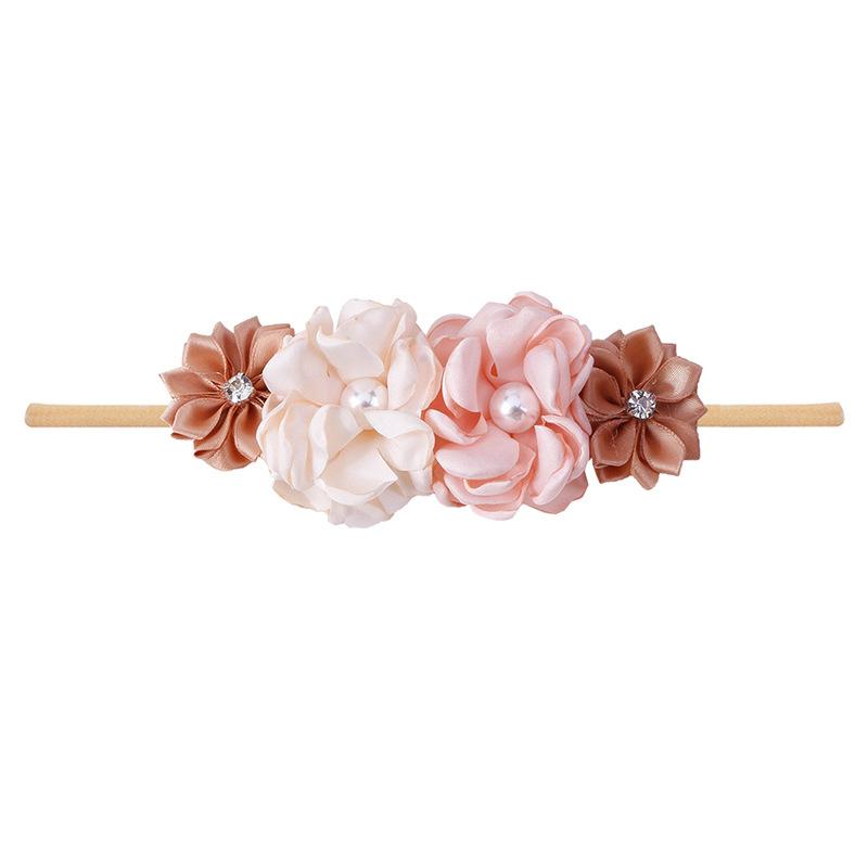 Infant Baby Girls Headbands Flower Children's Hair Bands Elastic Newborn Toddler Headband Hairband Kid Hair Accessories Headwear