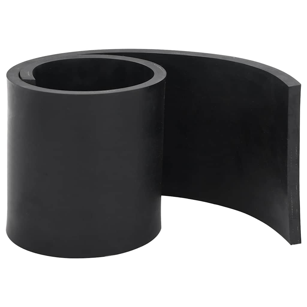 Rubber Strip for Snow Plow Black 120x15x1 cm