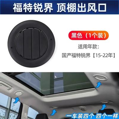 1pc for Ford EDGE 2015-22 Roof Air Conditioning Circular Air Outlet Decorative Panel Frame