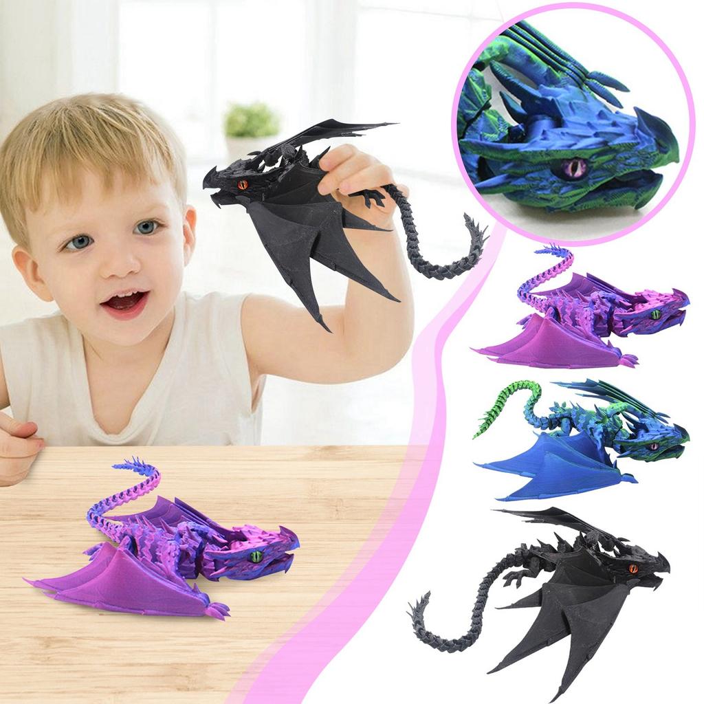 3d Printed Decorative Toys, Movable Printed Animal Toys, Creative Decorative Ornaments