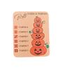 Halloween Pumpkin Puzzle Wooden Decor Creative DIY Tabletop Ornament Wood Craft