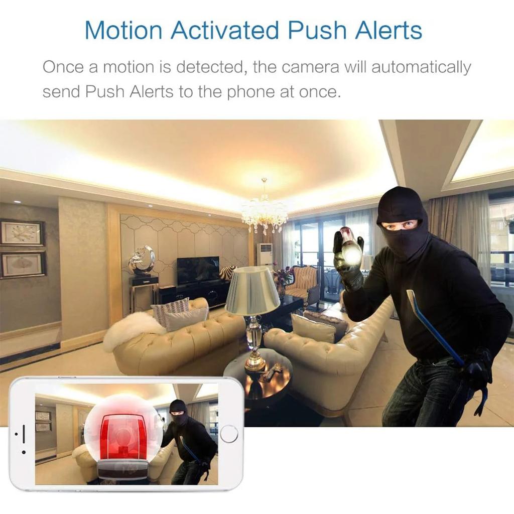 Cámara A9 HD para el Hogar Vigilancia WIFI Cámara para Niños Deportes al Aire Libre 1080P Cámara Nocturna