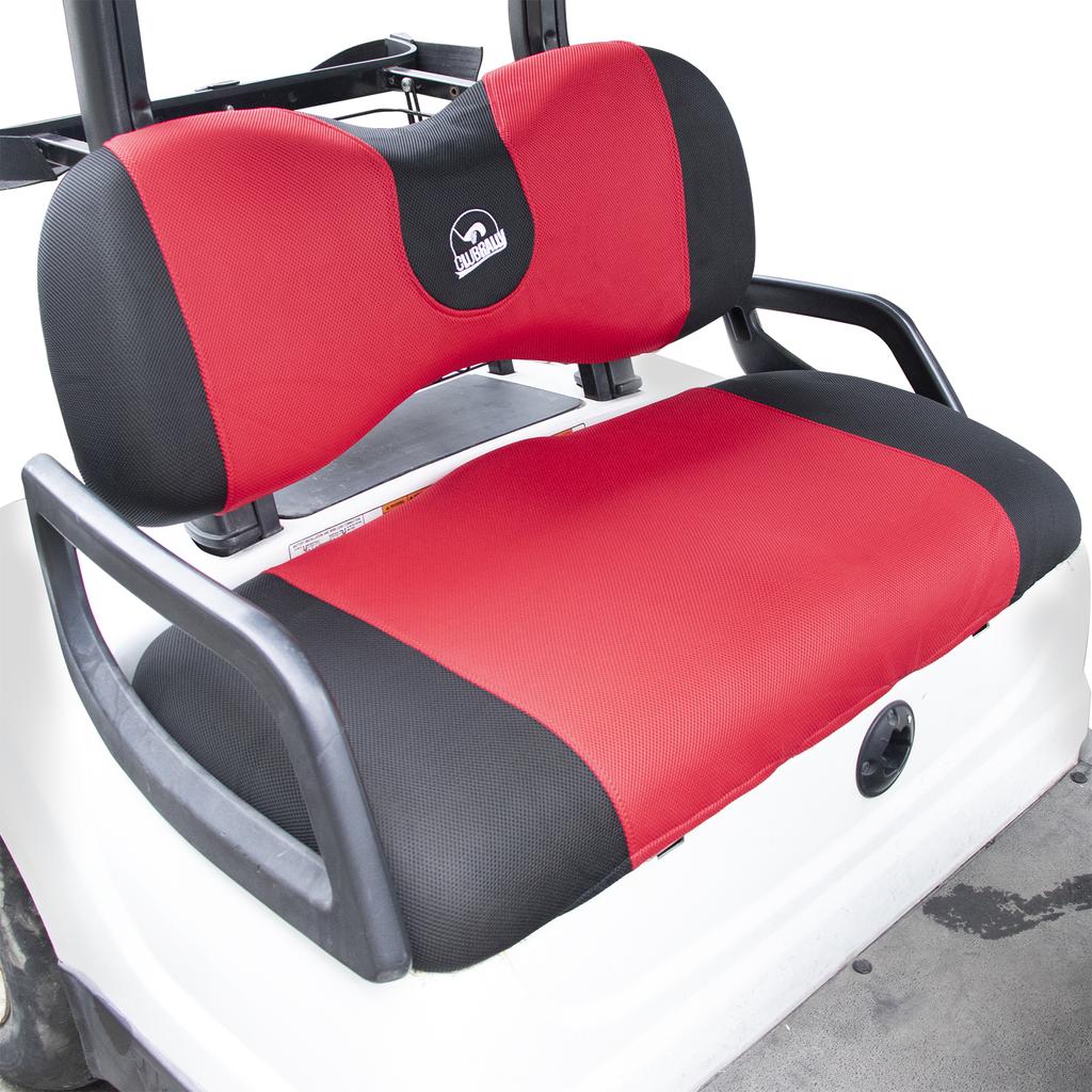 Fashion Cushion Cover Golf Cart Accessories Seat Cover Set Heat Washable Polyester Mesh Cloth for Club Car /EZGO / Yamaha