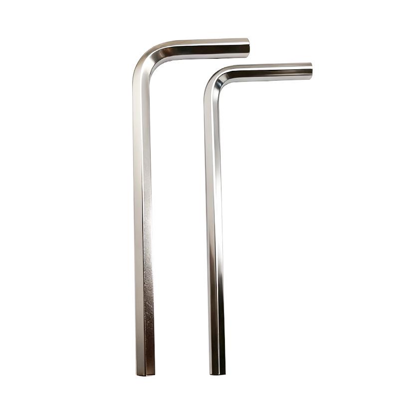 Hex Wrench Set, Carbon Steel, Flat Head, Nickel Plated, Sizes m0.9-m14 M1.27