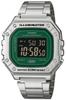 Standard Digital Watch Silver Green Metal W-218HD-3AV