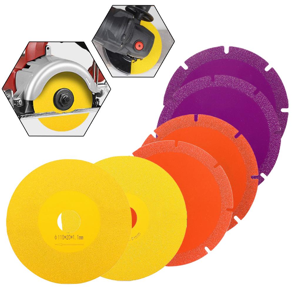Manganese Steel + Emery Grinding Tool Cutting Discs GrindingWheel Tile Cutting Disc For:Smooth Cutting Chamfering