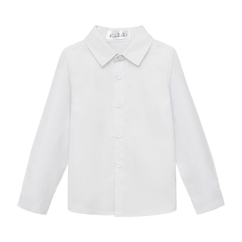 

Сорочка для хлопчиків з довгим/коротким рукавом Весна Літо Смугастий Формальний Топ для Дітей Шкільний Одяг Трендовий Загострений Комір Повсякденний Одяг Бавовна Дитяча Блузка 140cm