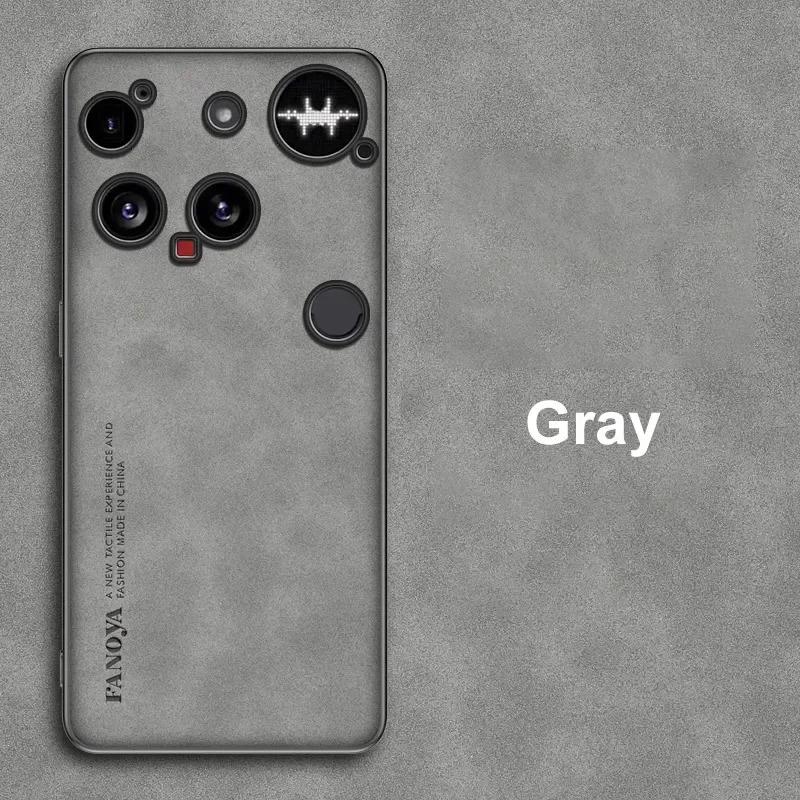 For Nothing Phone 3A Pro Luxury PU Leather Phone Case For Nothing Phone3 5G Back Cover Matte Silicone Shockproof Full Protection
