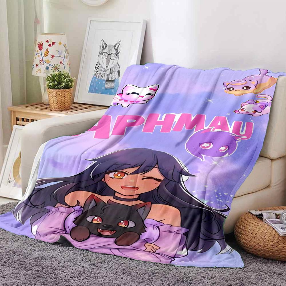 1Pc Aphmau'S Whimsical World Blanket For Couch Bed Plush Cozy Fuzzy Blanket Super Soft Warm Blankets For Fall And Winter 09181