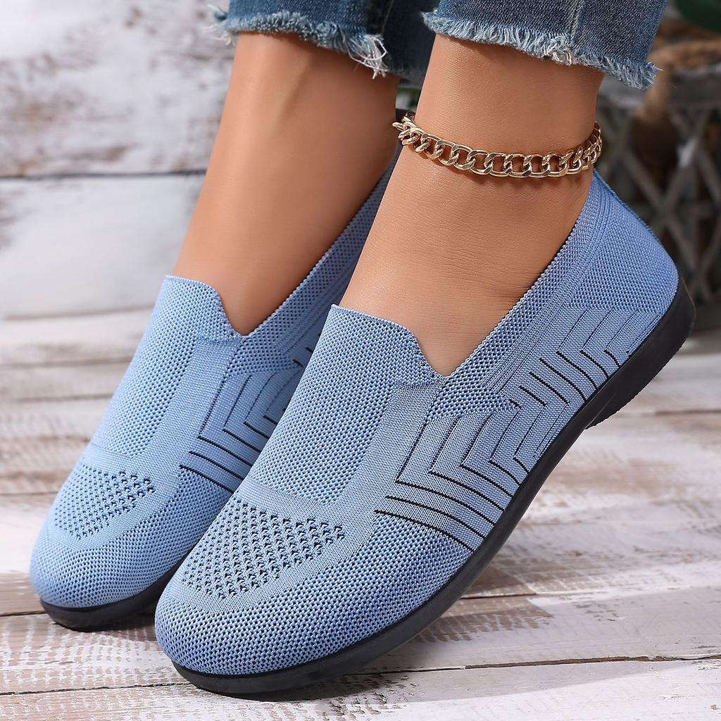 Women's Shoes Breathable Single Shoes Soft-soled Flat Shoes Casual Shoes