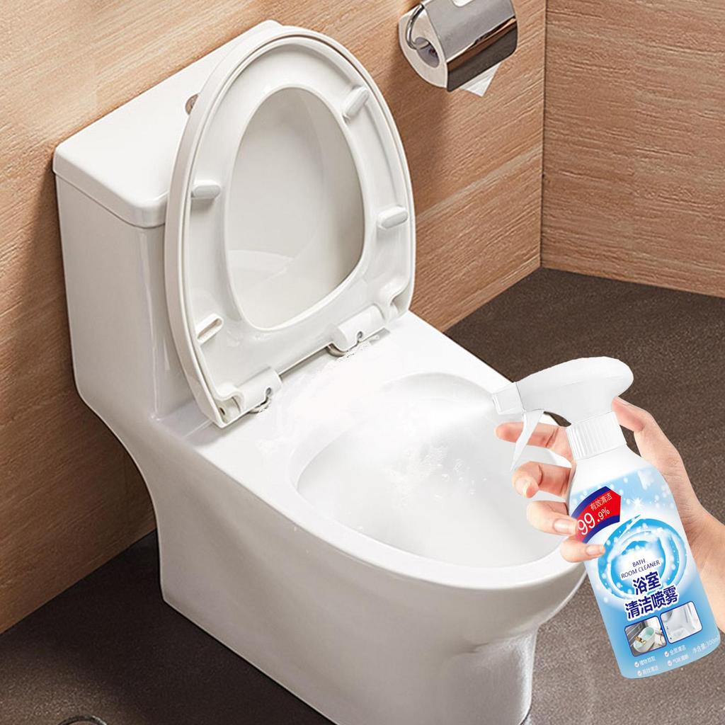 300ml Bathroom Cleaner Spray Porcelain Decontamination Spray Bathroom Toilet Scale Remover Bathroom Limescale Cleaner
