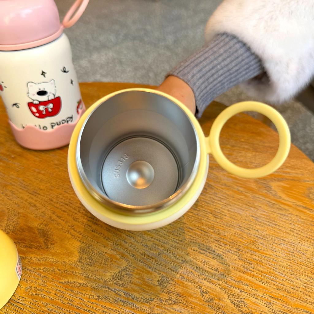 Water Bottle, Apple Pocket Cup, Cute Stainless Steel Portable Insulated Cup, Compact Portable Water Cup, Apple Insulated Cup