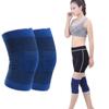 Blue Knitted Knee Brace Pad Outdoor Activities Knee Protector Hiking Sports
