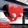 Manual and Electric Chain Hoist Trolley - 0.5T/1T/2T Capacity Monorail I-Beam Carrier