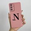 For Samsung Galaxy M34 5G Case SM-M346B Love Heart Letters Back Cover Liquid Silicone Phone Case For SamsungM34 M 34 5G Shell