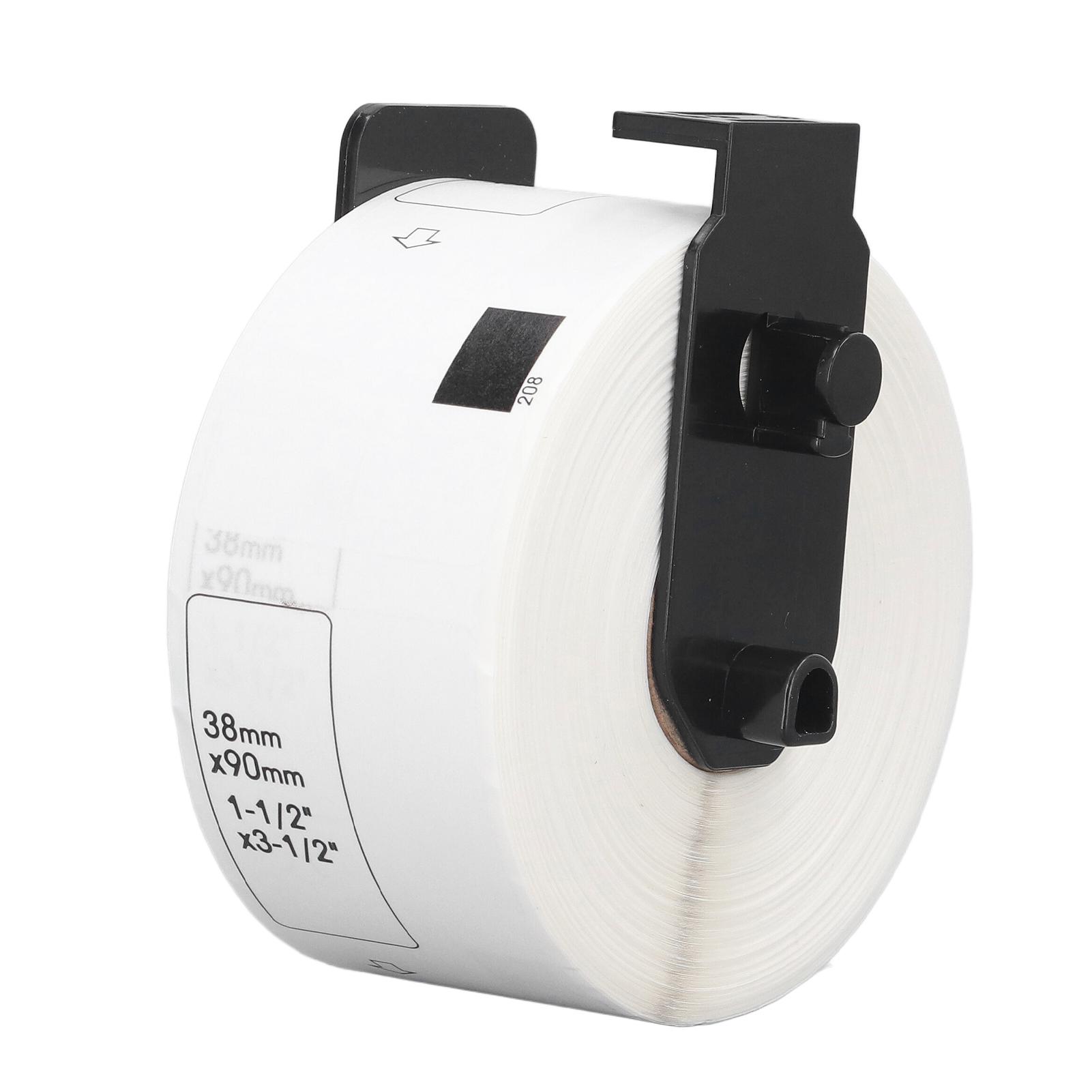 

Thermal Labels Heat Sensitive Material 38x90mm Reusable Detachable DK Paper Core Support Label Roll for QL Series