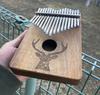MIYINGE Low-pitched Kalimba, 1 Octave, Advanced Level, Ensemble Use, 17 Notes, with Hard Case (Deer-shaped Box)