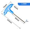 Furniture Assembly Tool Long Handle Hex Wrench T Type Hex Wrench DIY Enthusiasts